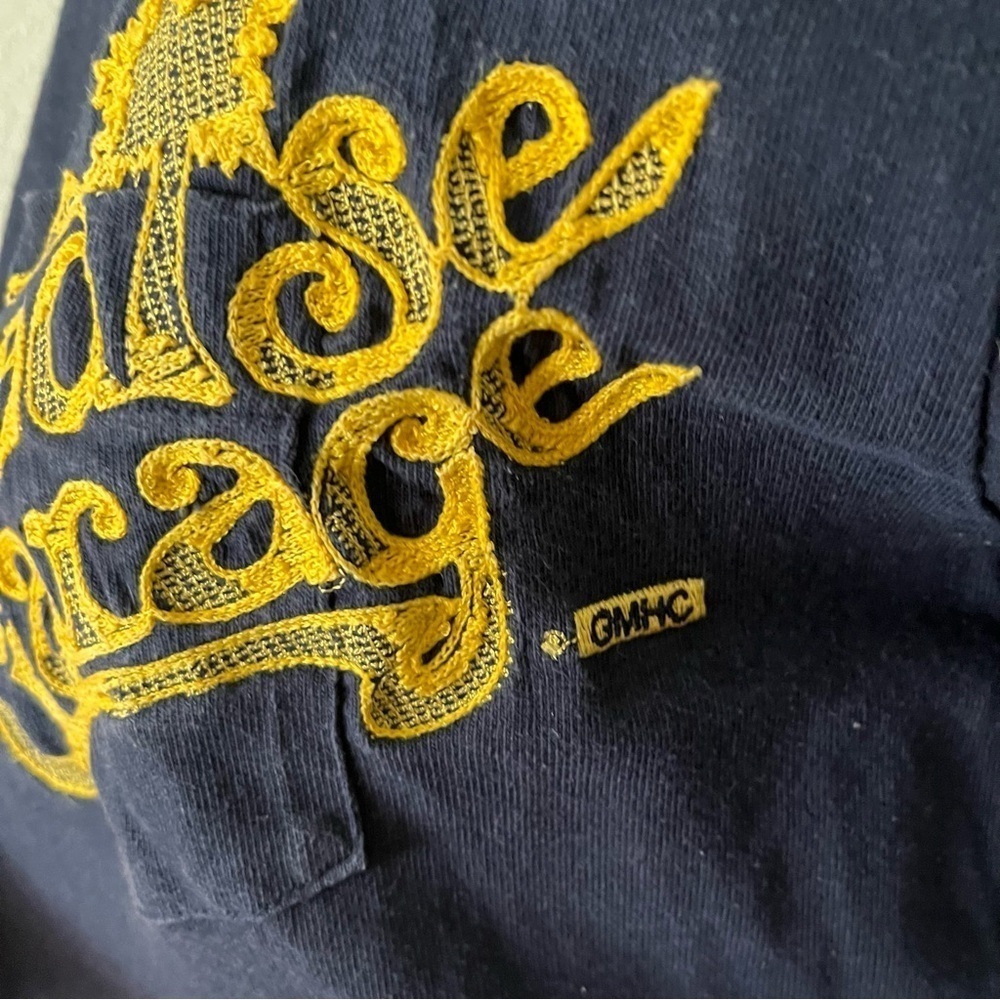 SACAI sz 1 S Navy Blue Short Sleeve Tshirt Tee Paradise Garage Side Zippers - Picture 10 of 14